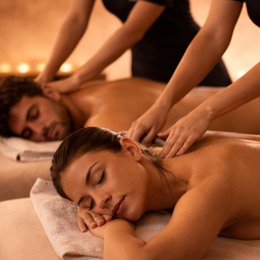 massage duo pour couple à tresques dans le gard